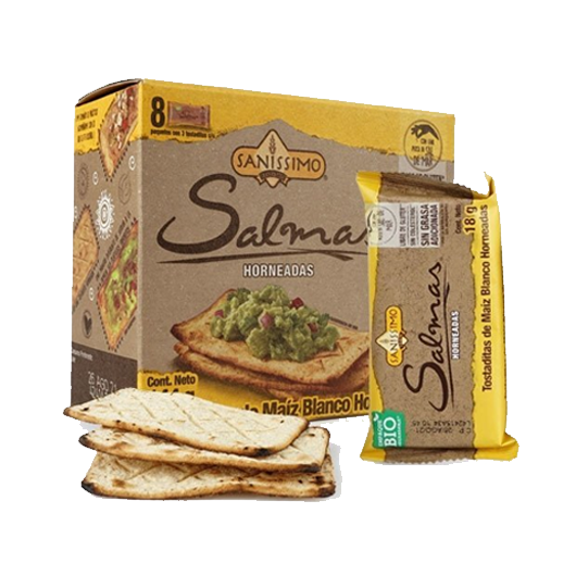 사니시모 살마스 오븐 베이크 콘 크래커 베지박스 비건 채식 치즈